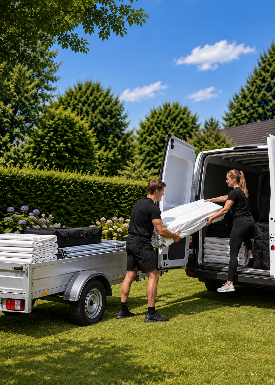 Henting/levering Partytelt